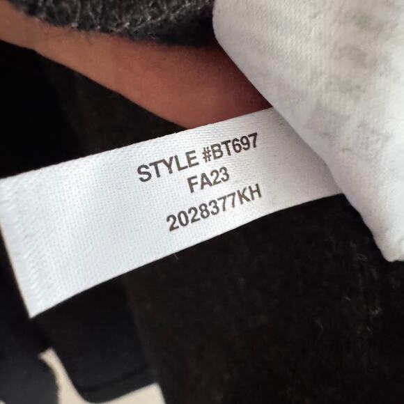 J. Crew Womens Wool Blend Shirt Jacket Shacket Heather Charcoal Gray XXL BT697 - Picture 7 of 9